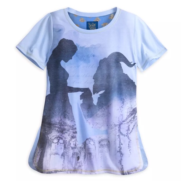 Disney beauty and the beast pajama set- size L - - Picture 4 of 5